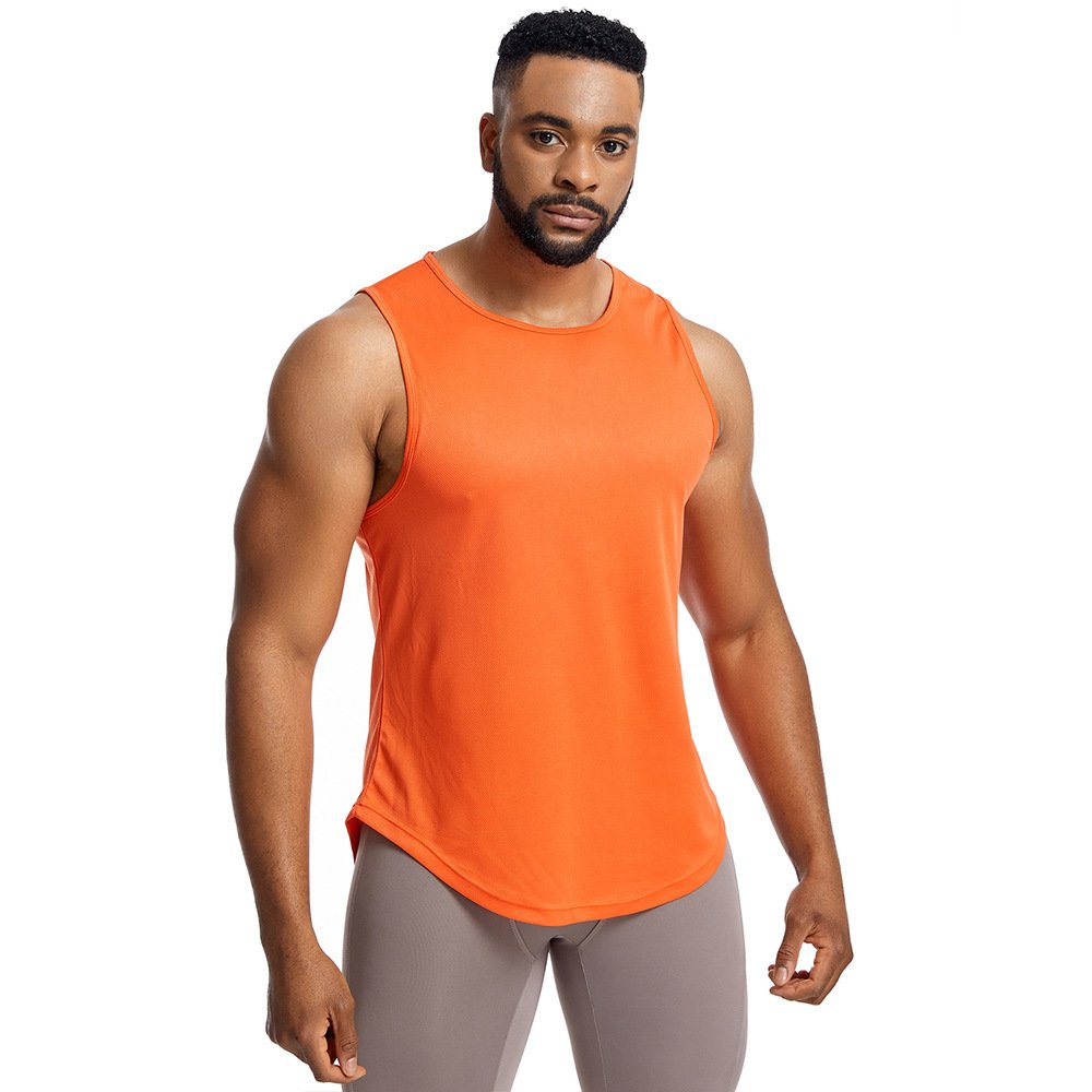 Mesh breathable sports undershirt men's summer loose large size fitness undershirt sweat running basketball undershirt - Image 11
